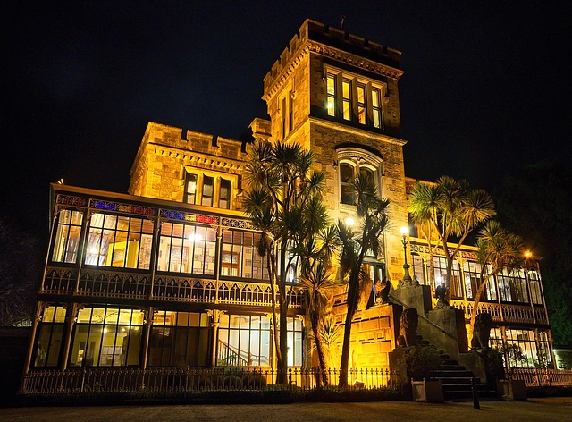 Larnach Castle bei Nacht